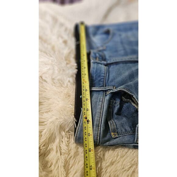 LULAROE Jeans Womens 36 Magic Waist Stretch Style L-161367 Cropped Distressed - Picture 5 of 16